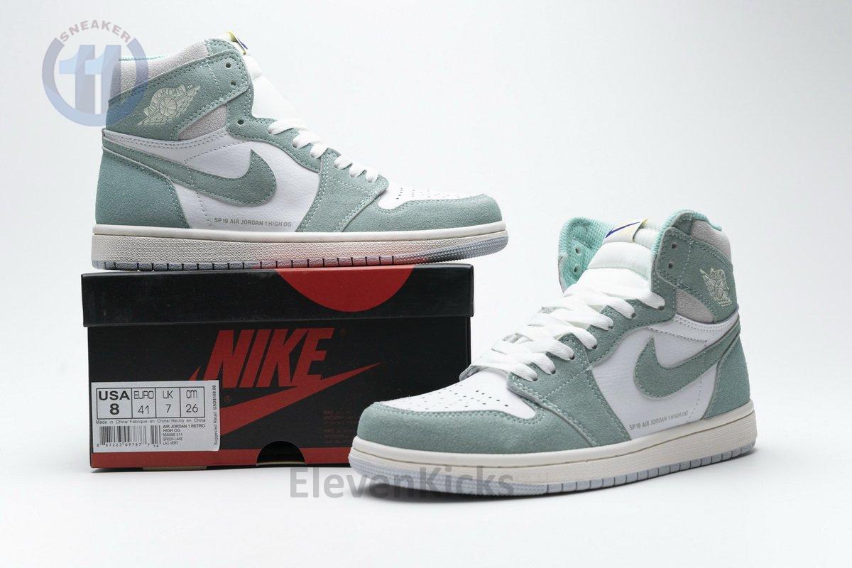 555088-311 Air Jordan 1 OG Hi Retro“Turbo Green”