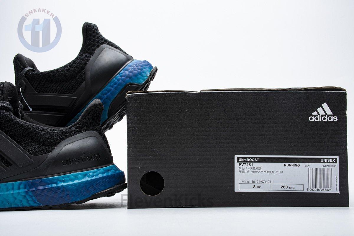 Ultra Boost 4.0 “Core Black/Blue”FV7281