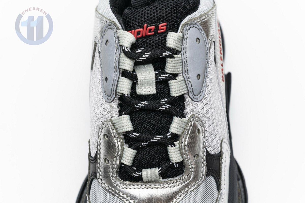 541624 w09e1 7320 Ba*len*cia*ga triple s black silver2