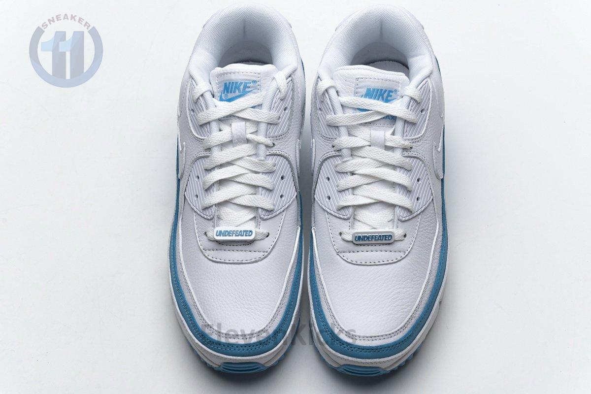 CJ7197-102 Undefeated x Nike Air Max 90 White Blue