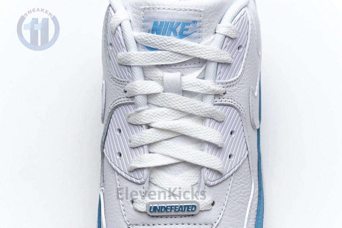CJ7197-102 Undefeated x Nike Air Max 90 White Blue