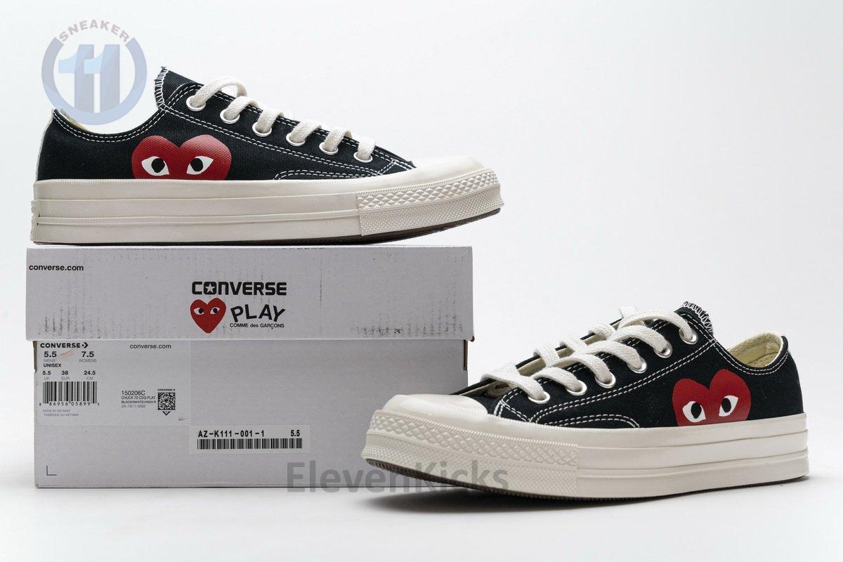 150206C CDG Play x Converse Chuck Taylor All Star 70 OX