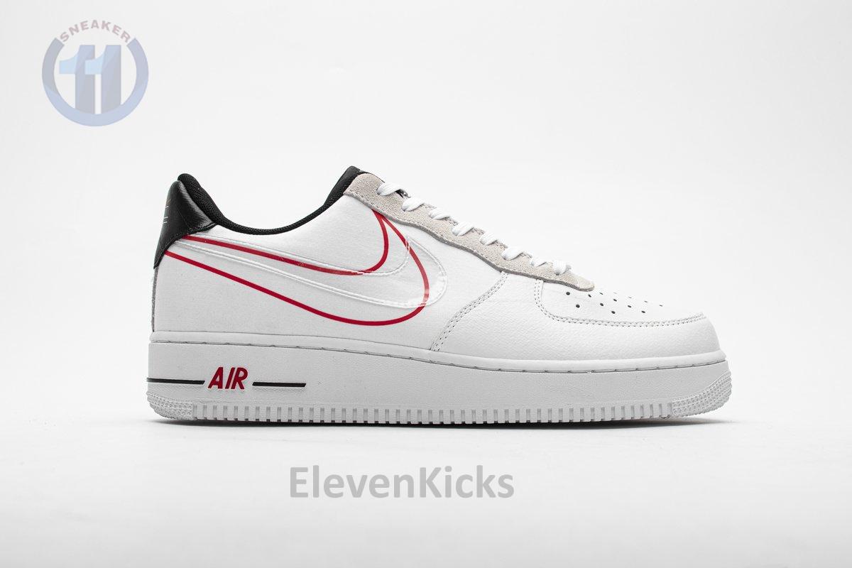 CK9257-100 Nike Air Force 1 ’07 LV8 White Black Pure Platinum