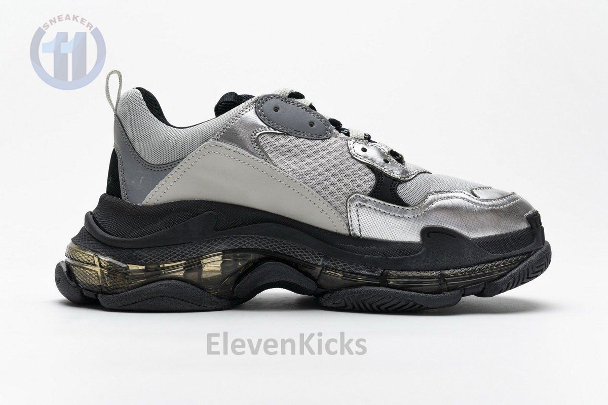 541624 w09e1 7320 Ba*len*cia*ga triple s black silver2