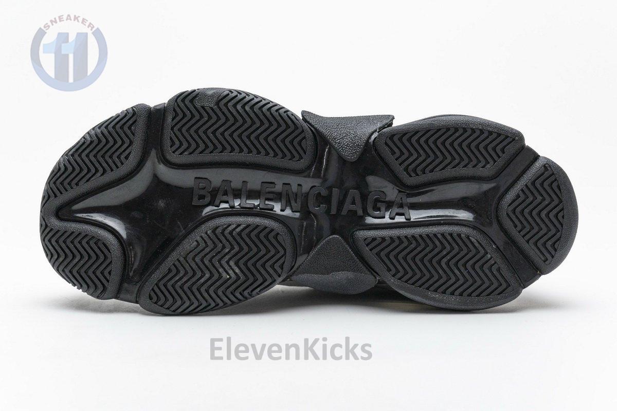 541624 w09e1 7320 Ba*len*cia*ga triple s black silver2