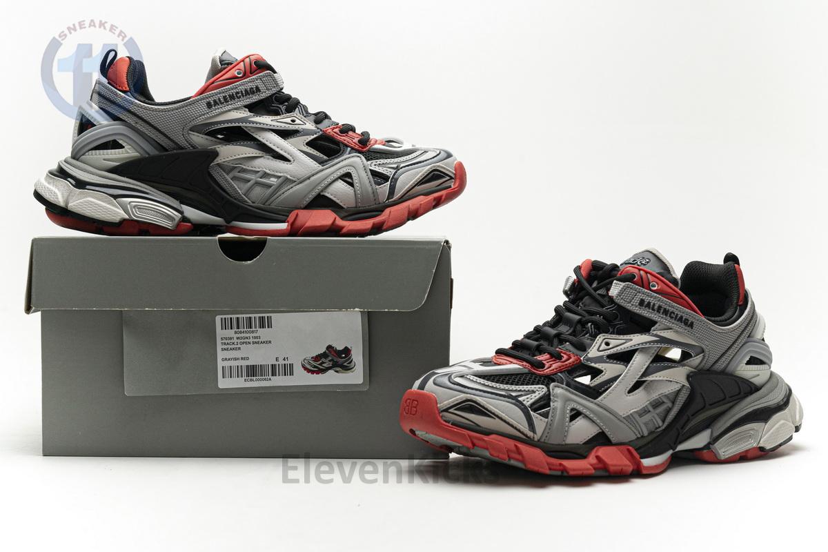 GT Batch Balanciaga Track Black Grey Red