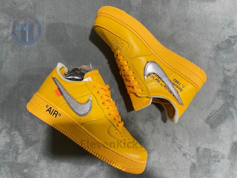 Off-White x Nike Air Force 1 Low University Gold